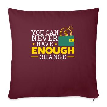 Serveur Serveuse Barman Mixologue Barman Bartending - Housse de coussin décorative 45 x 45 cm - bordeaux - Devant