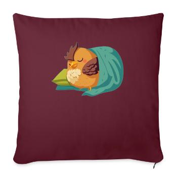 Éleveur de poulet Chuchoteur de poulet Animal de ferme - Housse de coussin décorative 45 x 45 cm - bordeaux - Devant
