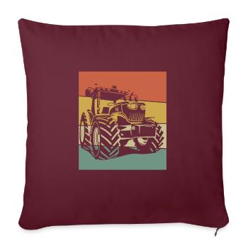 Landwirt Bauer Agriculteur - Housse de coussin décorative 45 x 45 cm - bordeaux - Devant