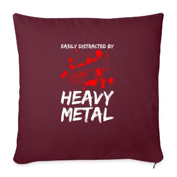 Euphoniumspieler Design Für Euphoniumbariton - Housse de coussin décorative 45 x 45 cm - bordeaux - Devant