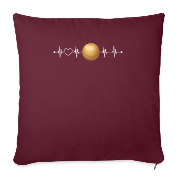 Vénus - Housse de coussin décorative 45 x 45 cm - bordeaux - Devant