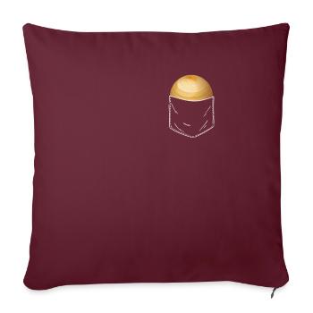 Vénus - Housse de coussin décorative 45 x 45 cm - bordeaux - Devant