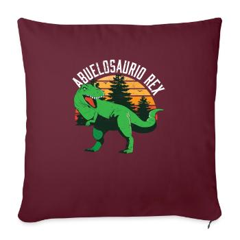 Abuelosaurio Rex I Funny Grandpa T-Rex - Sofakissenbezug 45 x 45 cm - Burgunderrot - Vorne