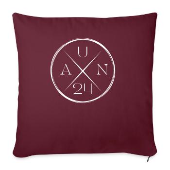 Auntie Best Aunt Ever 2024 Nephew Niece Family - Sofakissenbezug 45 x 45 cm - Burgunderrot - Vorne