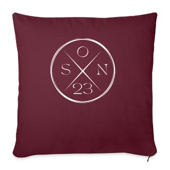 Fils '23 Meilleurs parents de tous les temps 2023 Amour de famille - Housse de coussin décorative 45 x 45 cm - bordeaux - Devant