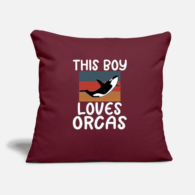 Orca Wal Geschenke Sofakissenbezug 45 x 45 cm