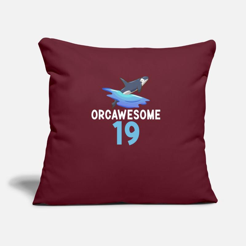 Orca Wal Geschenke Sofakissenbezug 45 x 45 cm