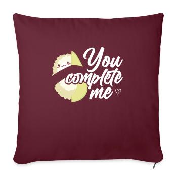 Avocado Sushi Roll Nigiri Avocado Fruit Guacamole - Housse de coussin décorative 45 x 45 cm - bordeaux - Devant