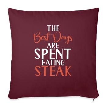 Rottweiler Gifts - Sofa pillowcase 17,3'' x 17,3'' (45 x 45 cm) - burgundy - Front