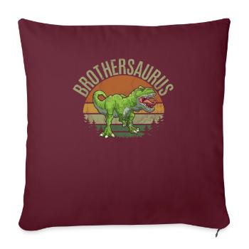 Brother Gifts - Sofakissenbezug 45 x 45 cm - Burgunderrot - Vorne