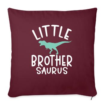 Cadeaux Petit Frère - Housse de coussin décorative 45 x 45 cm - bordeaux - Devant