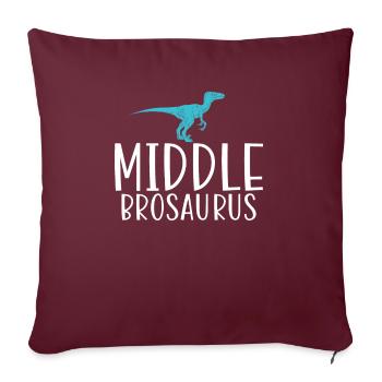 Middle Brother Gifts - Sofa pillowcase 17,3'' x 17,3'' (45 x 45 cm) - burgundy - Front