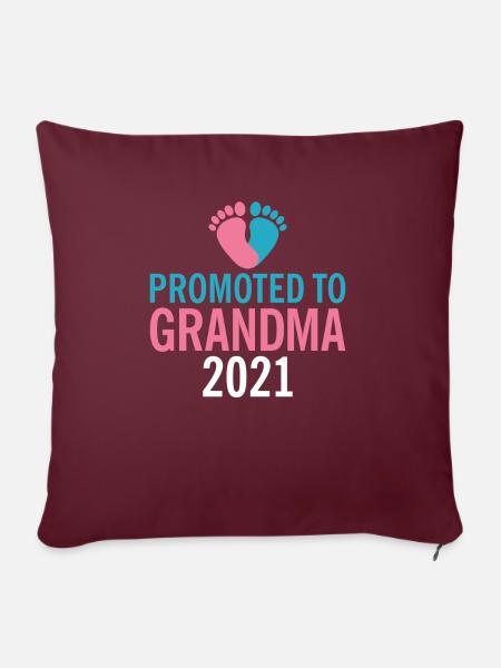 Grandma Gifts - Sofakissenbezug 45 x 45 cm - Burgunderrot