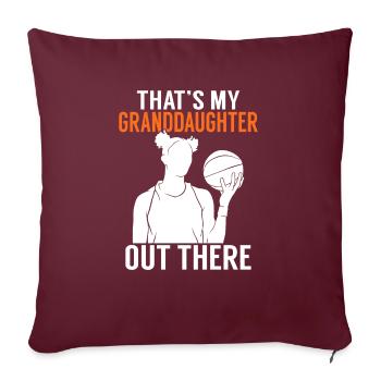 Grandma Gifts - Sofakissenbezug 45 x 45 cm - Burgunderrot - Vorne
