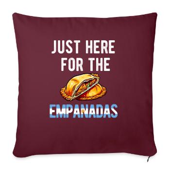 Argentine Drapeau Argentin Hommes Femmes Camisa - Housse de coussin décorative 45 x 45 cm - bordeaux - Devant