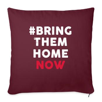 Bring Them Home Now Vintage - Sofa pillowcase 17,3'' x 17,3'' (45 x 45 cm) - burgundy - Front