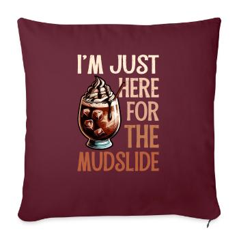 Cocktail de coulée de boue - Housse de coussin décorative 45 x 45 cm - bordeaux - Devant