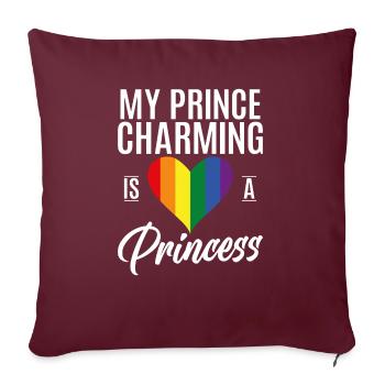 Lesbian Gifts - Sofakissenbezug 45 x 45 cm - Burgunderrot - Vorne