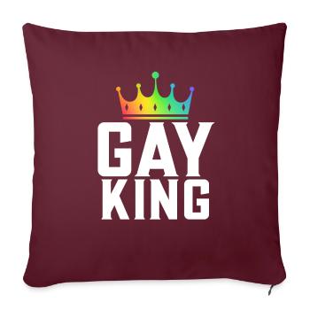 Gay Gifts - Sofakissenbezug 45 x 45 cm - Burgunderrot - Vorne
