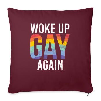 Gay Gifts - Sofakissenbezug 45 x 45 cm - Burgunderrot - Vorne
