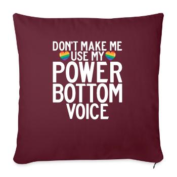 Gay Gifts - Sofakissenbezug 45 x 45 cm - Burgunderrot - Vorne