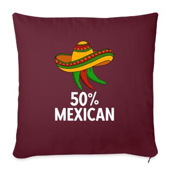 Cinco de Mayo - Sofakissenbezug 45 x 45 cm - Burgunderrot - Vorne