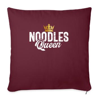 Noodle Lover Gifts - Sofa pillowcase 17,3'' x 17,3'' (45 x 45 cm) - burgundy - Front