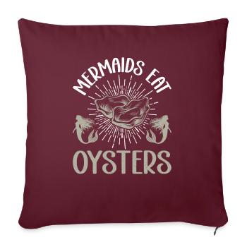 Oyster Gifts - Sofakissenbezug 45 x 45 cm - Burgunderrot - Vorne