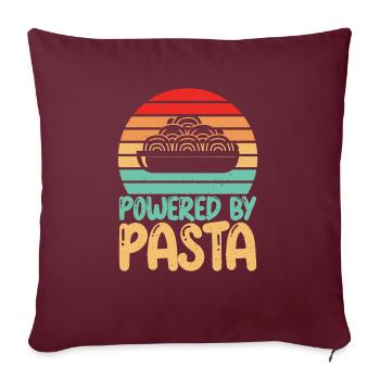 Pasta Lover Gifts - Sofakissenbezug 45 x 45 cm - Burgunderrot - Vorne