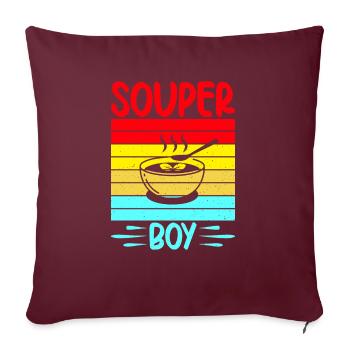 Soup Lovers Gifts - Sofakissenbezug 45 x 45 cm - Burgunderrot - Vorne