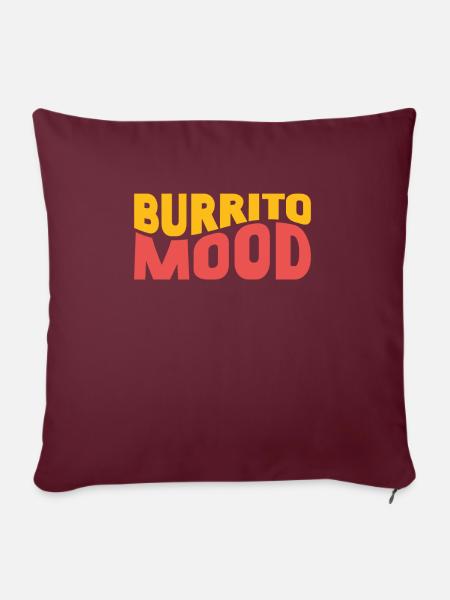 Burrito Gift - Sofakissenbezug 45 x 45 cm - Burgunderrot