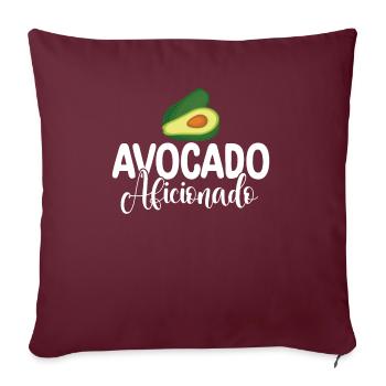 Avocado Gifts - Sofa pillowcase 17,3'' x 17,3'' (45 x 45 cm) - burgundy - Front
