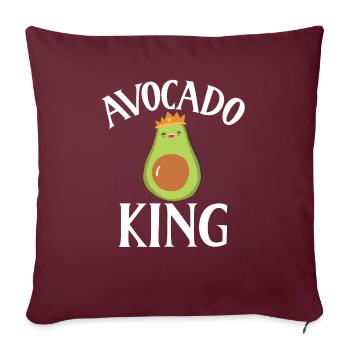 Avocado Gifts - Sofa pillowcase 17,3'' x 17,3'' (45 x 45 cm) - burgundy - Front