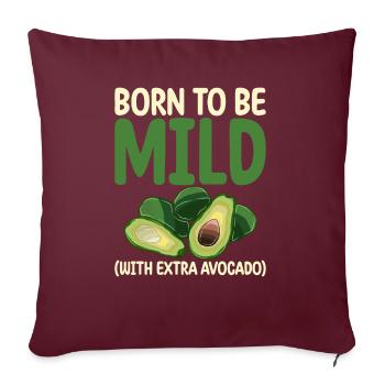 Avocado Gifts - Sofakissenbezug 45 x 45 cm - Burgunderrot - Vorne
