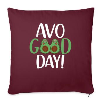 Avocado Gifts - Sofa pillowcase 17,3'' x 17,3'' (45 x 45 cm) - burgundy - Front