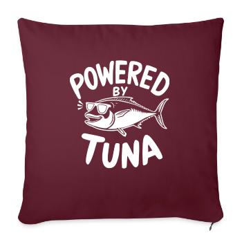 Thunfisch - Sofakissenbezug 45 x 45 cm - Burgunderrot - Vorne