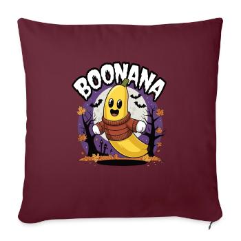 Halloween Boonana Halloween Fantôme - Housse de coussin décorative 45 x 45 cm - bordeaux - Devant