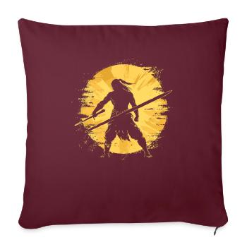 Arnis Eskrima Kali Fma - Housse de coussin décorative 45 x 45 cm - bordeaux - Devant