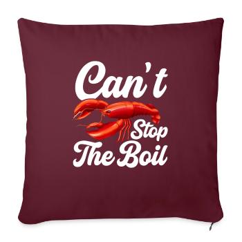 Crawfish Gifts - Sofakissenbezug 45 x 45 cm - Burgunderrot - Vorne