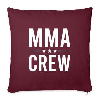 Équipe Mma - Housse de coussin décorative 45 x 45 cm - bordeaux - Devant