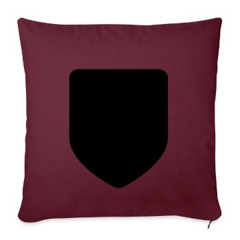 CLEAN SHAPES SHAPES - Housse de coussin décorative 45 x 45 cm - bordeaux - Devant