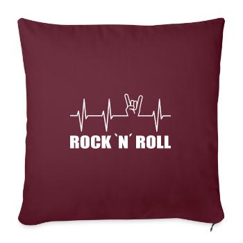 Rock - Sofakissenbezug 45 x 45 cm - Burgunderrot - Vorne