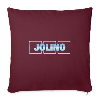 Bébé Jolino - Housse de coussin décorative 45 x 45 cm - bordeaux - Devant