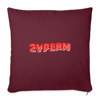 Vacances Chypre - Housse de coussin décorative 45 x 45 cm - bordeaux - Devant
