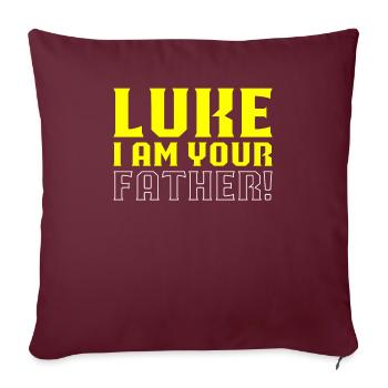 Luke I am your father - Sofakissenbezug 45 x 45 cm - Burgunderrot - Vorne