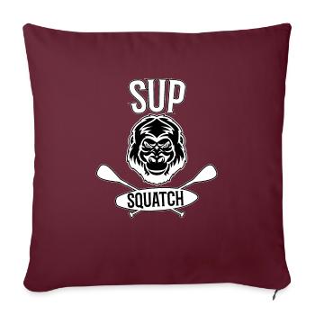 SUP - Housse de coussin décorative 45 x 45 cm - bordeaux - Devant
