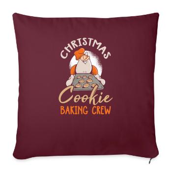Noël Cadeau de Noël Noël laid - Housse de coussin décorative 45 x 45 cm - bordeaux - Devant