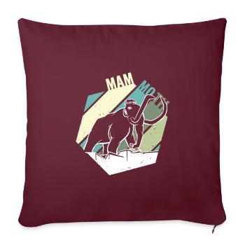 mammoth mammoth - Sofa pillowcase 17,3'' x 17,3'' (45 x 45 cm) - burgundy - Front