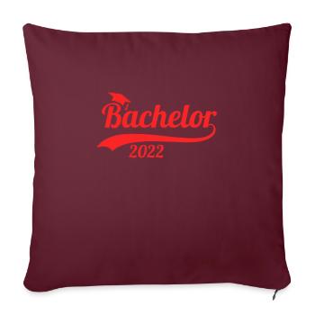 Bachelor 2022 - Sofakissenbezug 45 x 45 cm - Burgunderrot - Vorne