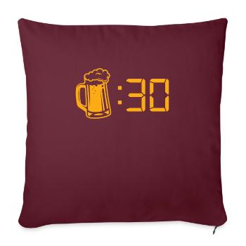 Beer Time Beer Drinkers Festival Malle - Housse de coussin décorative 45 x 45 cm - bordeaux - Devant